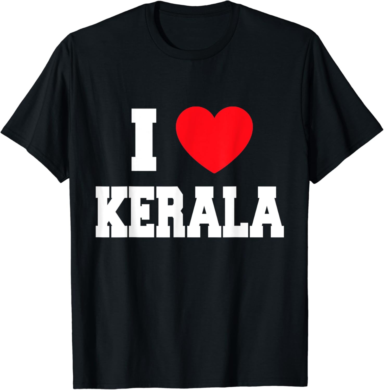 I Love Kerala TShirt Amazon.co.uk Fashion